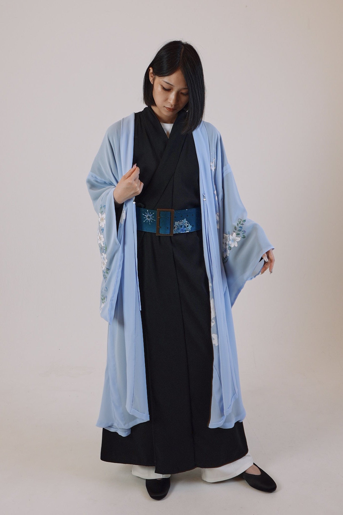 シルクベルト(雪結晶・濃)