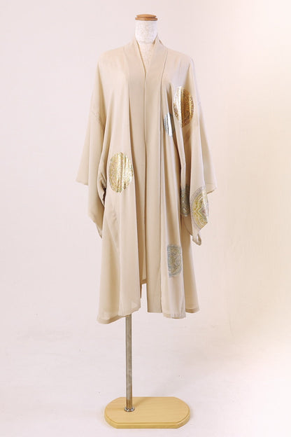 モダンキモノ羽織(曼荼羅・ブルー)