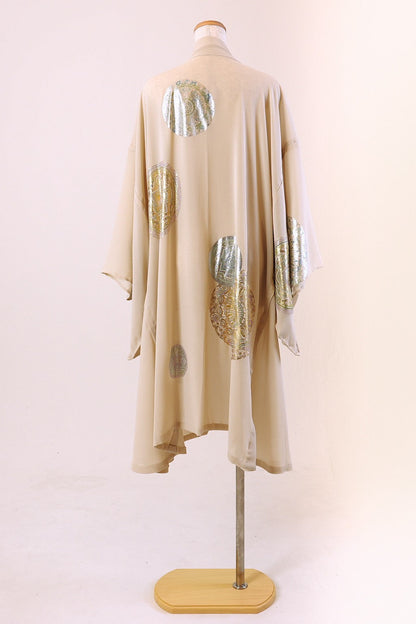 モダンキモノ羽織(曼荼羅・ブルー)