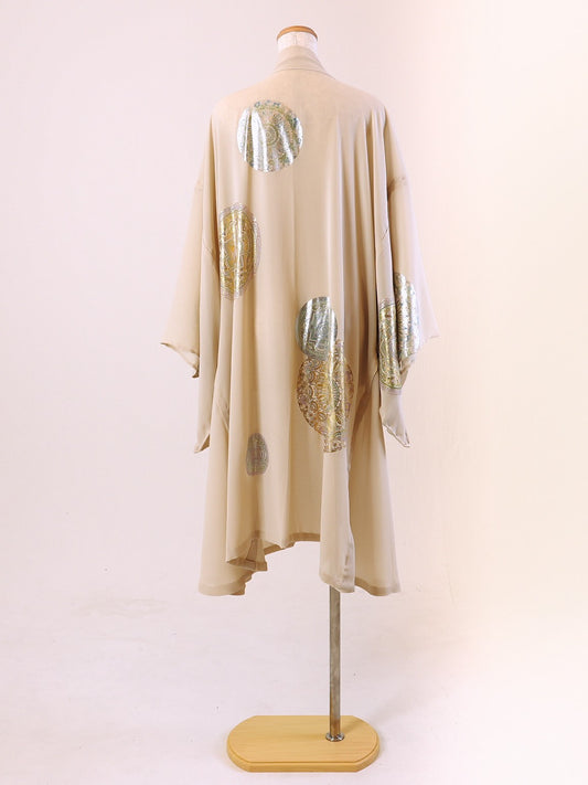 モダンキモノ羽織(曼荼羅・ブルー)