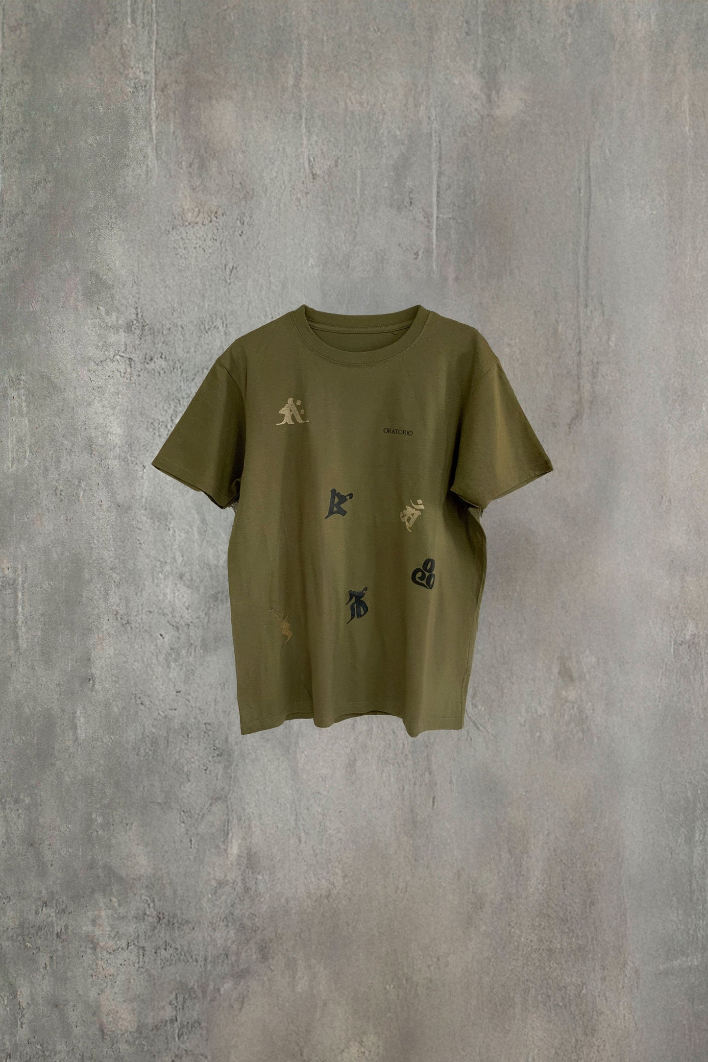 ハンドメイドTシャツ(梵字)