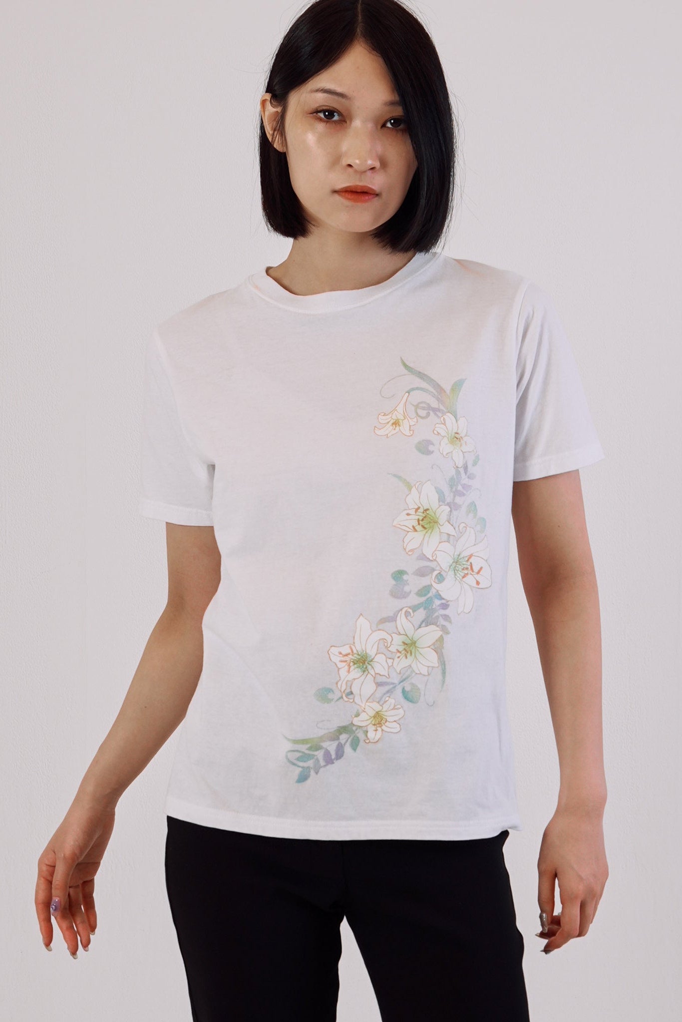 ハンドメイドTシャツ(華)