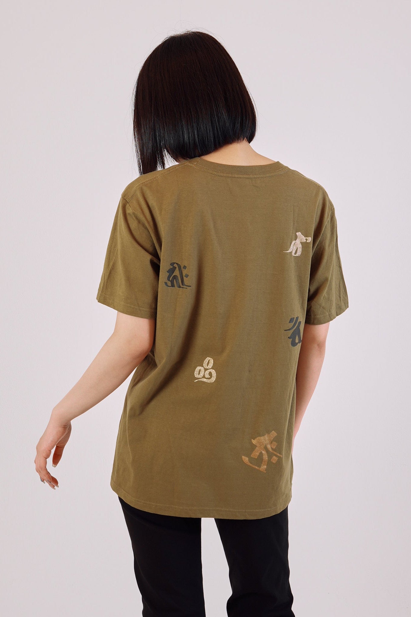 ハンドメイドTシャツ(梵字)