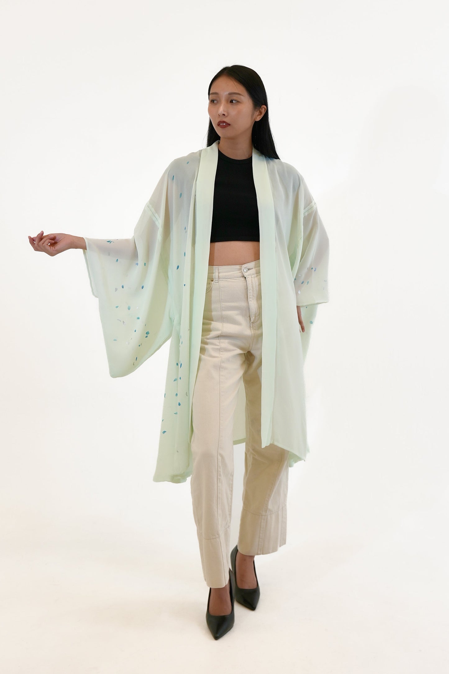 モダンキモノ羽織(桜)